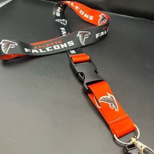 Atlanta Falcons Red and Black Lanyard